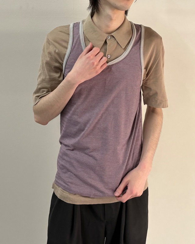 【Louis Vuitton】border tank top