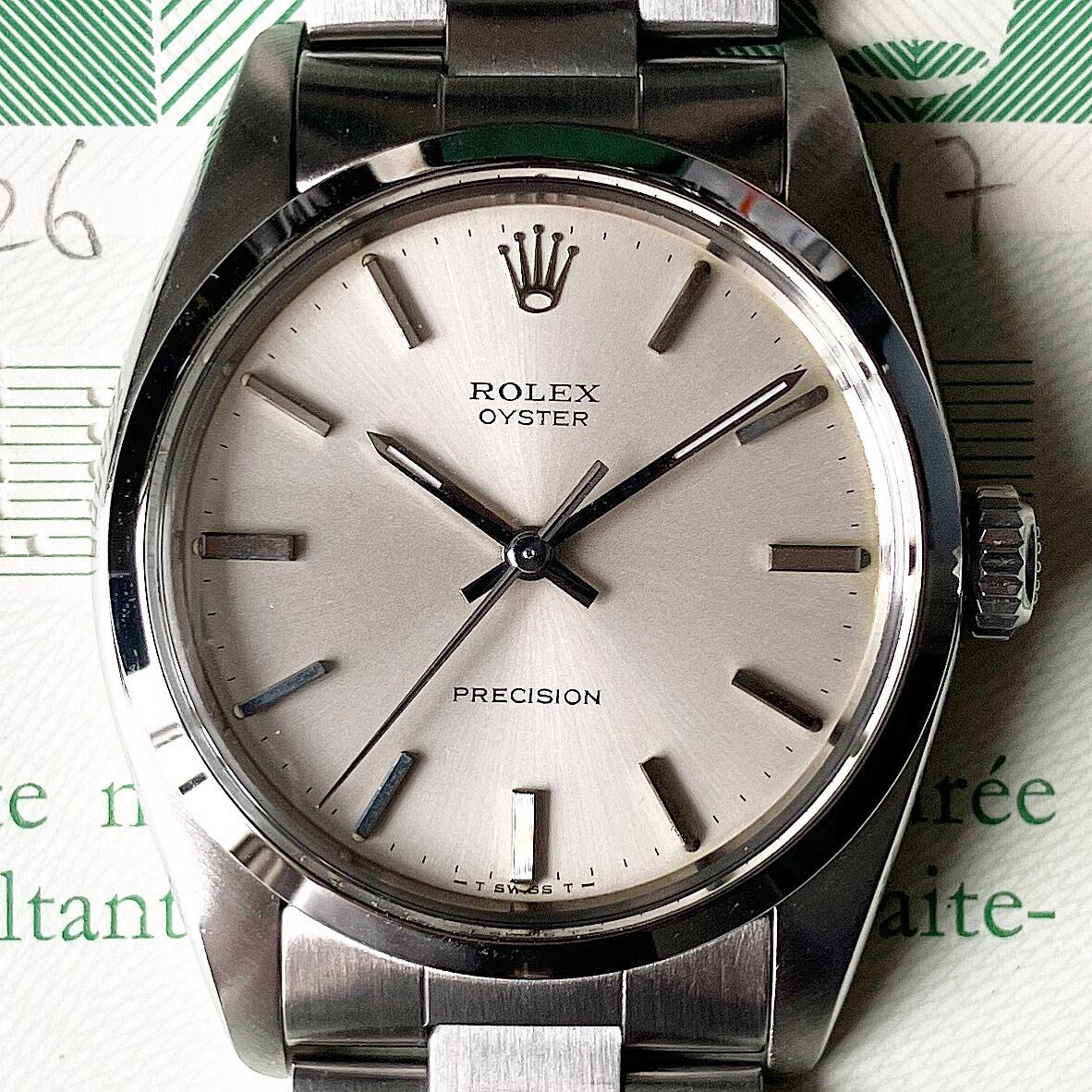 Rolex Oyster 6426 (41*****) Silver with Paper | Nivram ヴィンテージ時計ショップ