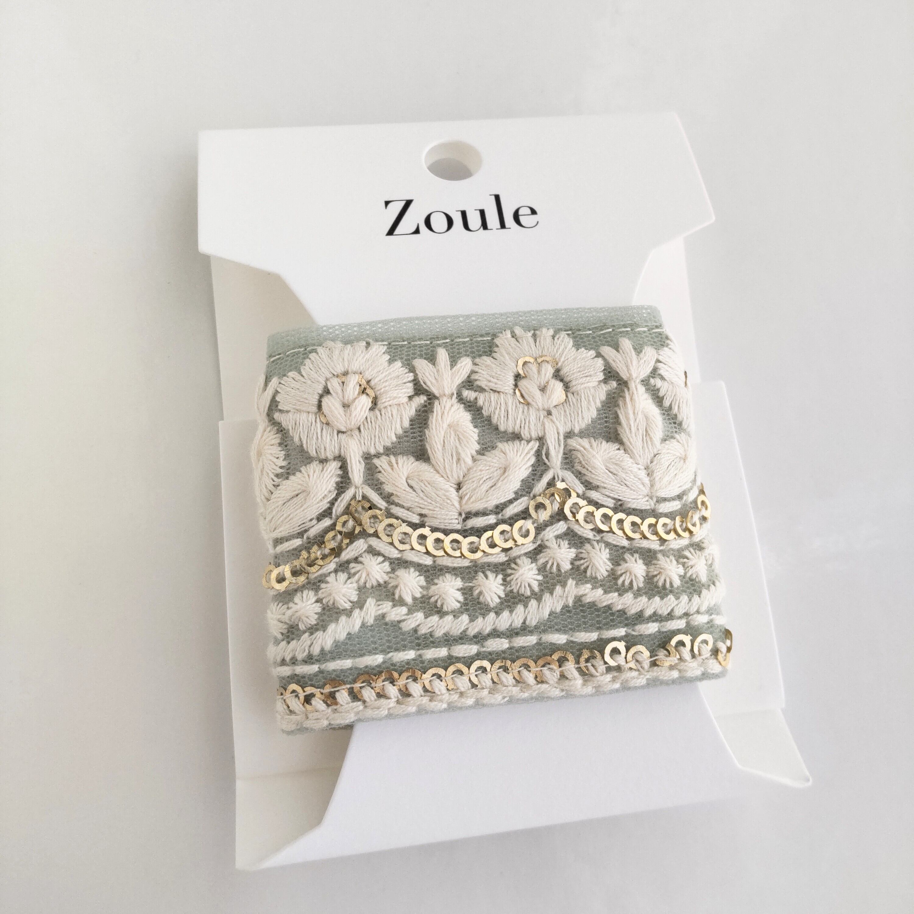 新品　ゾーラ　embroidery cuff 23　ヘアカフ　ヘアーカフス　刺繍
