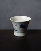広東型猪口　古伊万里　山葡萄　A　/　江戸後期
