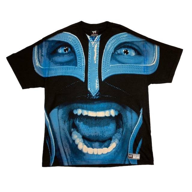 REY MYSTERIO OVP BIG FACE TEE FIT LIKE XL 7086