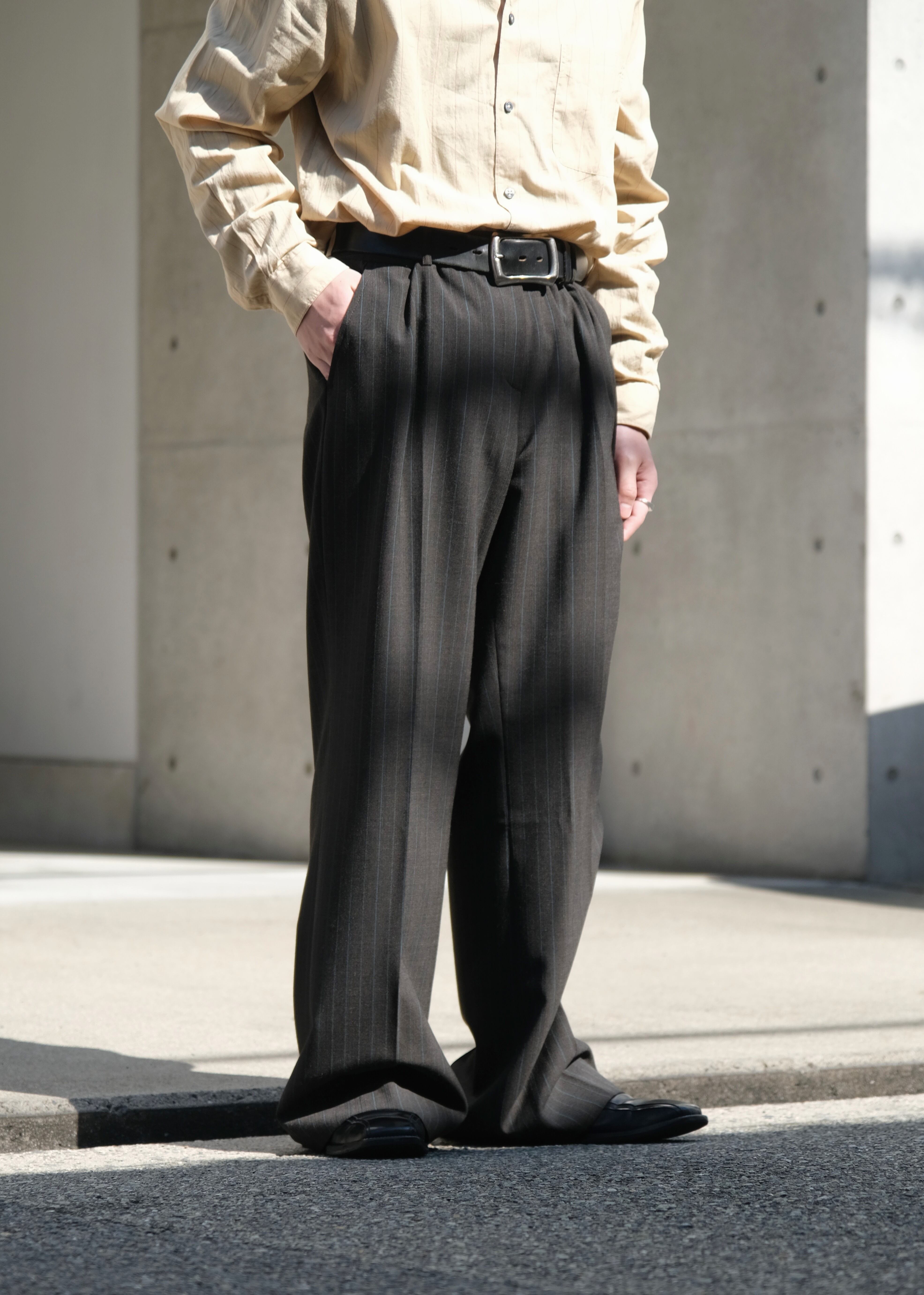 パンツ wide buggy stripe slacks used パンツ wide buggy stripe slacks used パンツ wide buggy