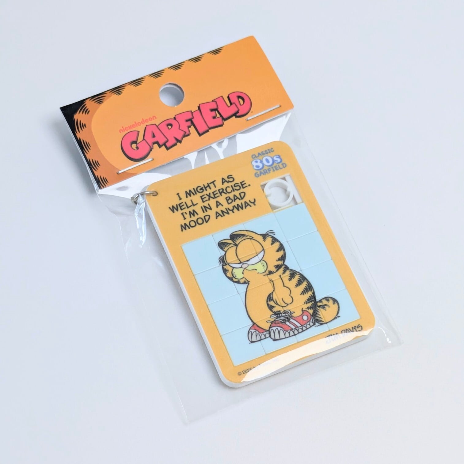 【 Garfield ( ガーフィールド ) 】AMERICAN CHARACTER PUZZLE KEYRING ( パズルキーリング ) / キーホルダー〚アメリカン雑貨 アメトイ〛
