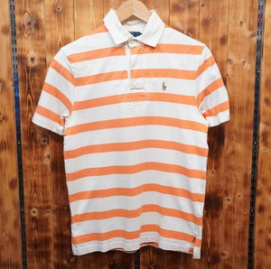 ralphlauren ボーダー ラガーシャツ custom fit XS/ラルフローレン