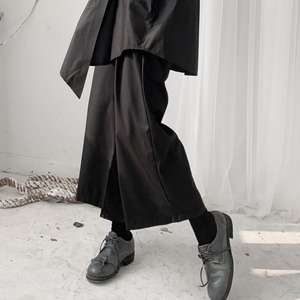 レトロバギーワイドレッグパンツ Z002