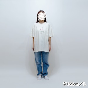 WANT egg TEE [フェードホワイト]