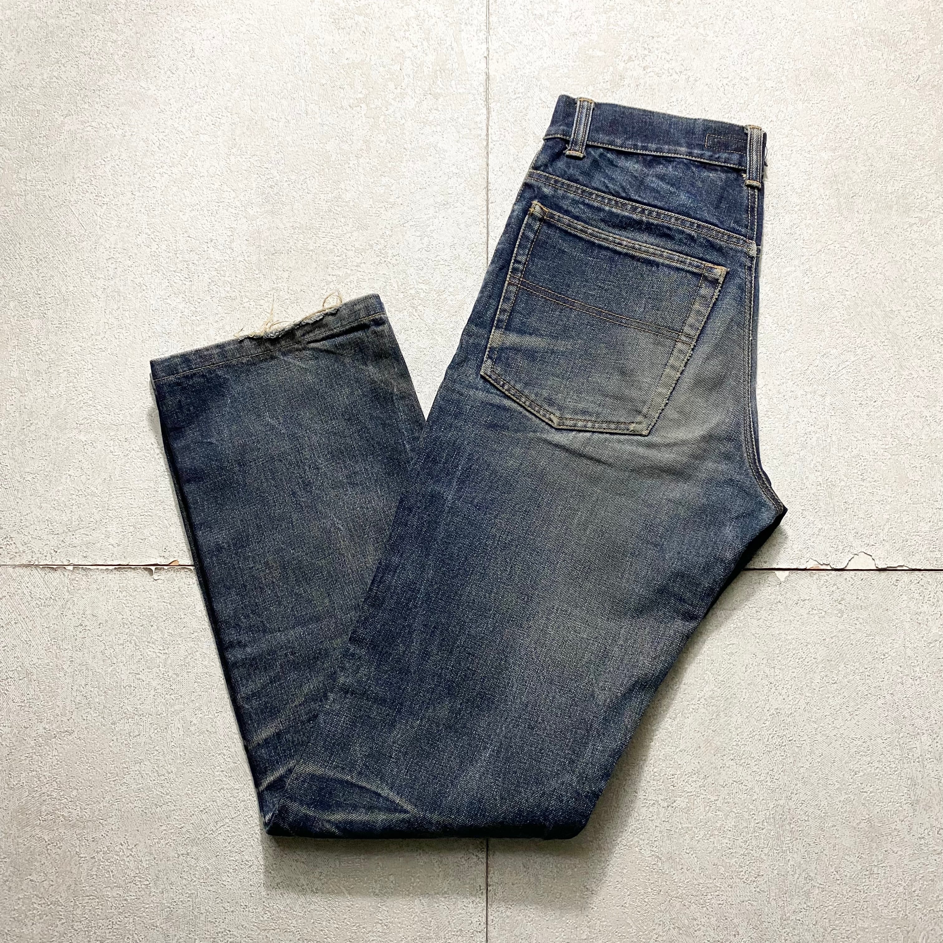 old SAINT LAURENT JEANS indigo denim pants | NOIR ONLINE