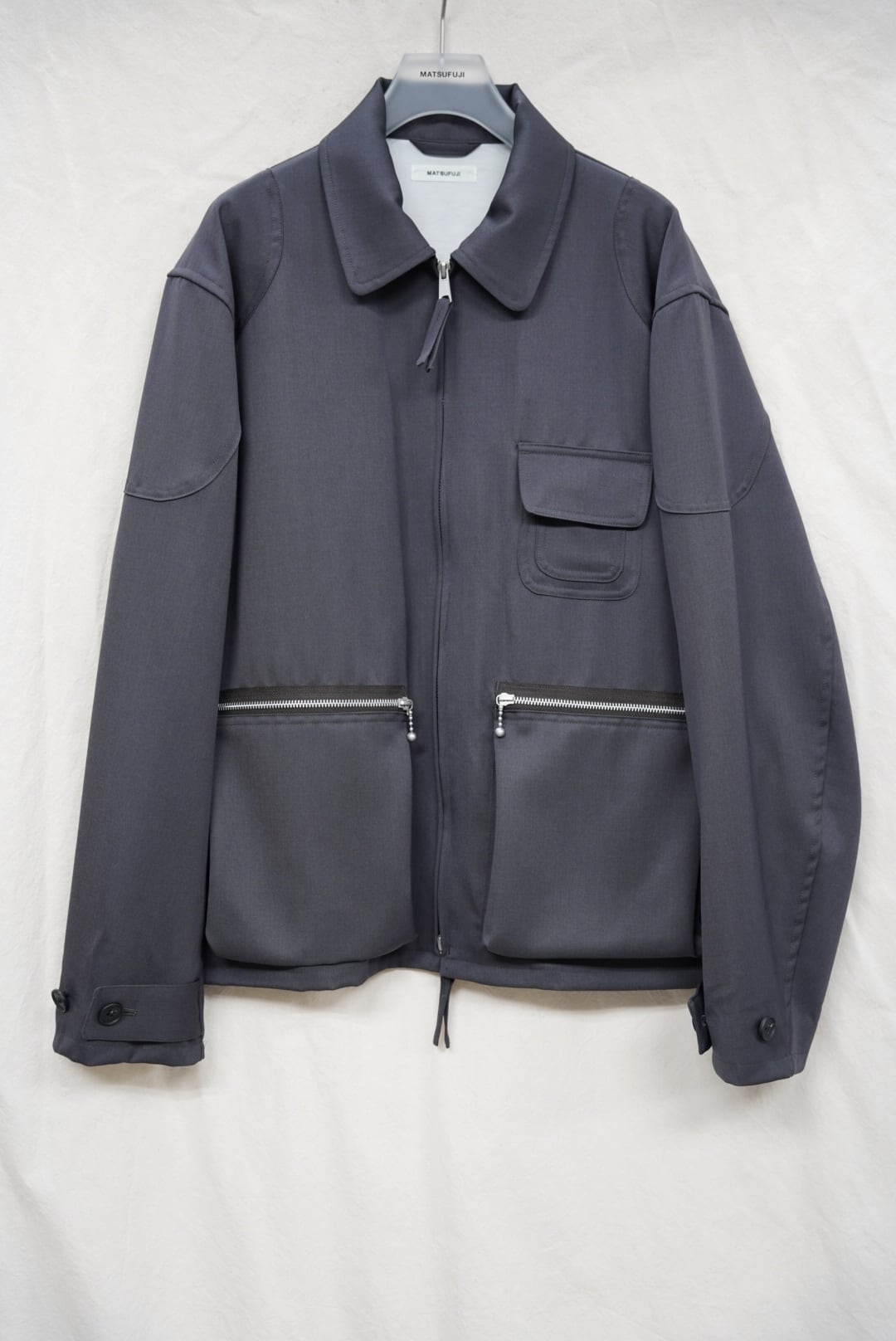 MATSUFUJI / Wool Cargo Pocket Work Jacket(CHARCOAL) | THE MODERN AGE