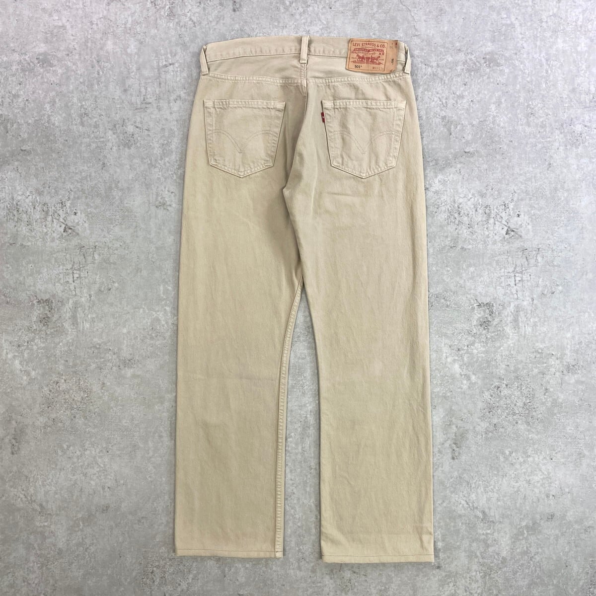 00年代 Levi's ユーロリーバイス 501 ストレート カラーデニムパンツ