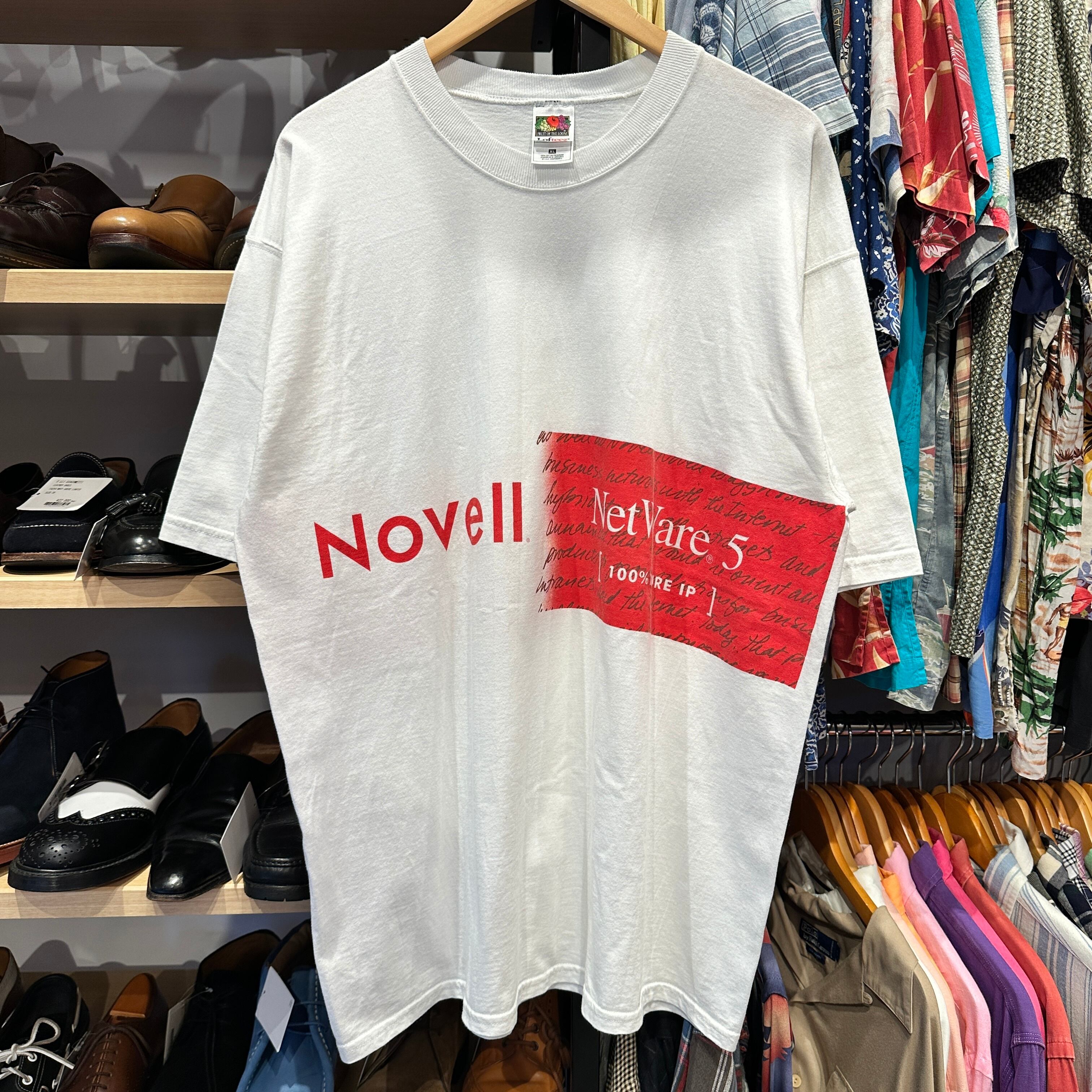 Ⓝ1990s NOVELL T-SHIRT WHITE | safarionline