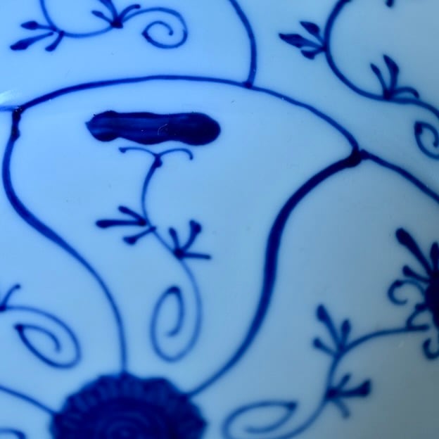 伊万里 鉢 51204】 伊万里染付 深鉢 江戸(1個)/ Imari Sometsuke Bowl