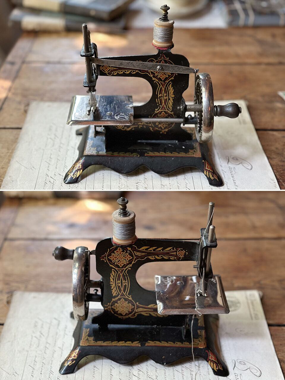 1900年代初頭 黒トイミシン BABYモデル | Brocante de La Cocotte