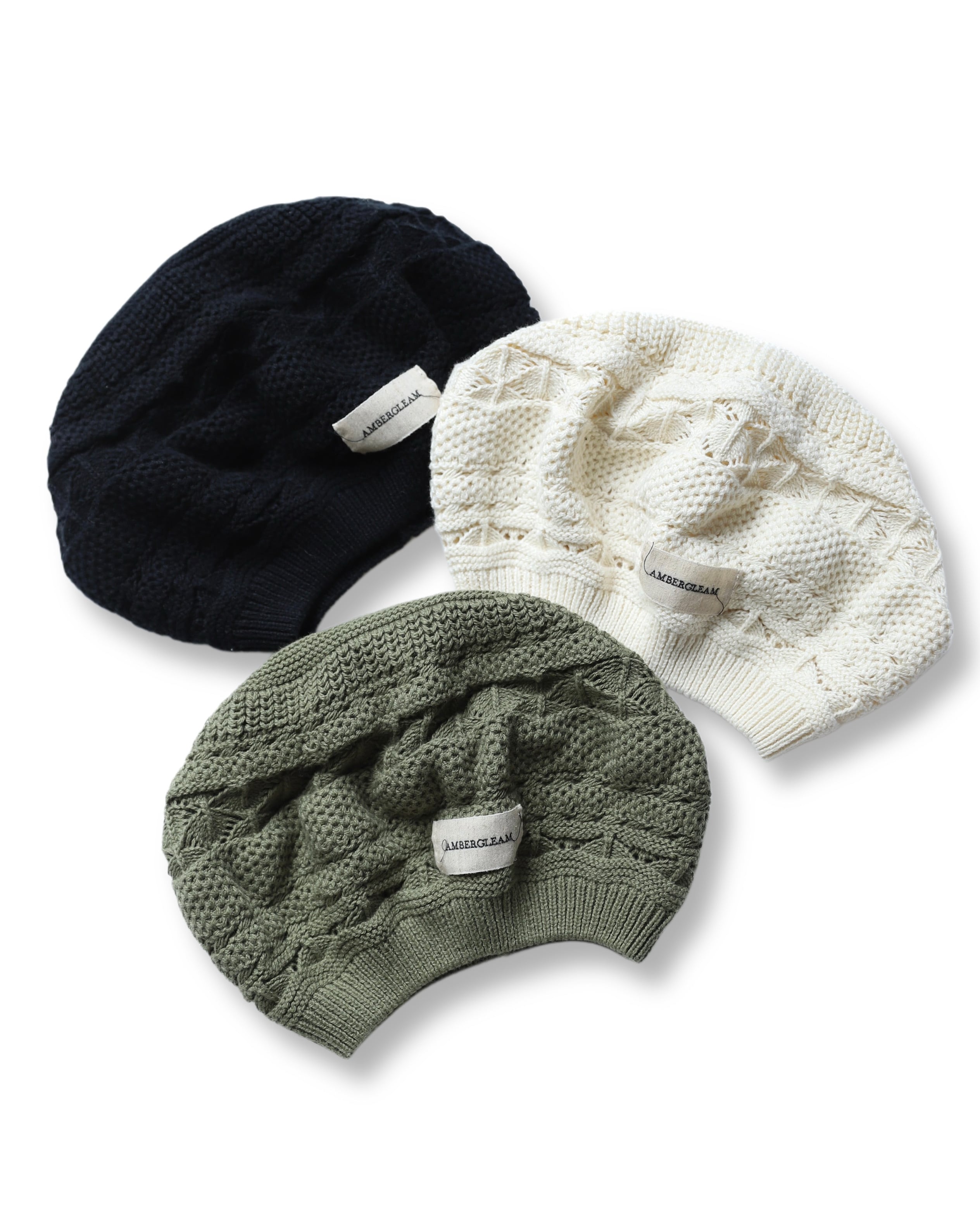 帽子 AMBERGLEAM COTTON SUMMER KNIT TAM Rainbow Cotton Summer Knit TAM / NEO RAINBOW | AMBERGLEAM