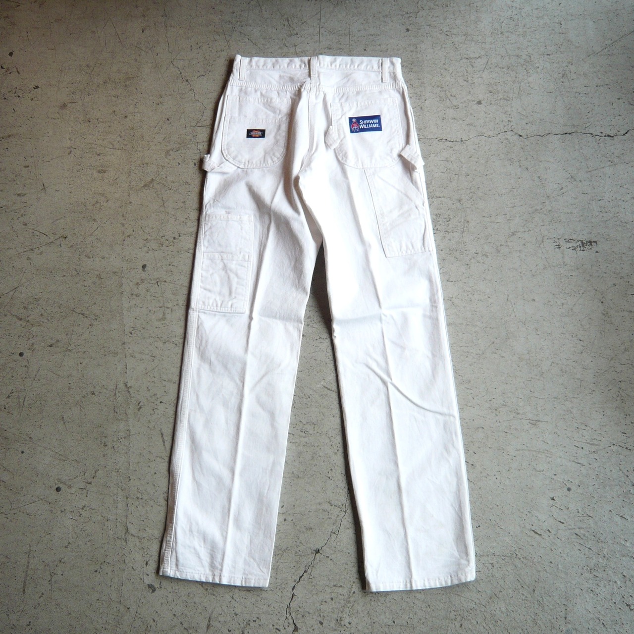 00s Dickies Sherwin Williams ホワイトペインターパンツ W30L34