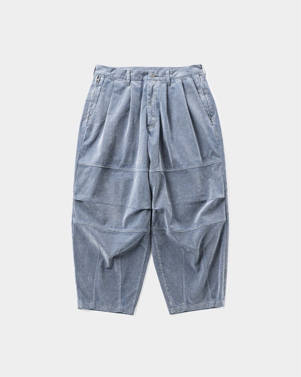 TIGHTBOOTH / FLOCKY DENIM BALLOON PANTS / BLUE