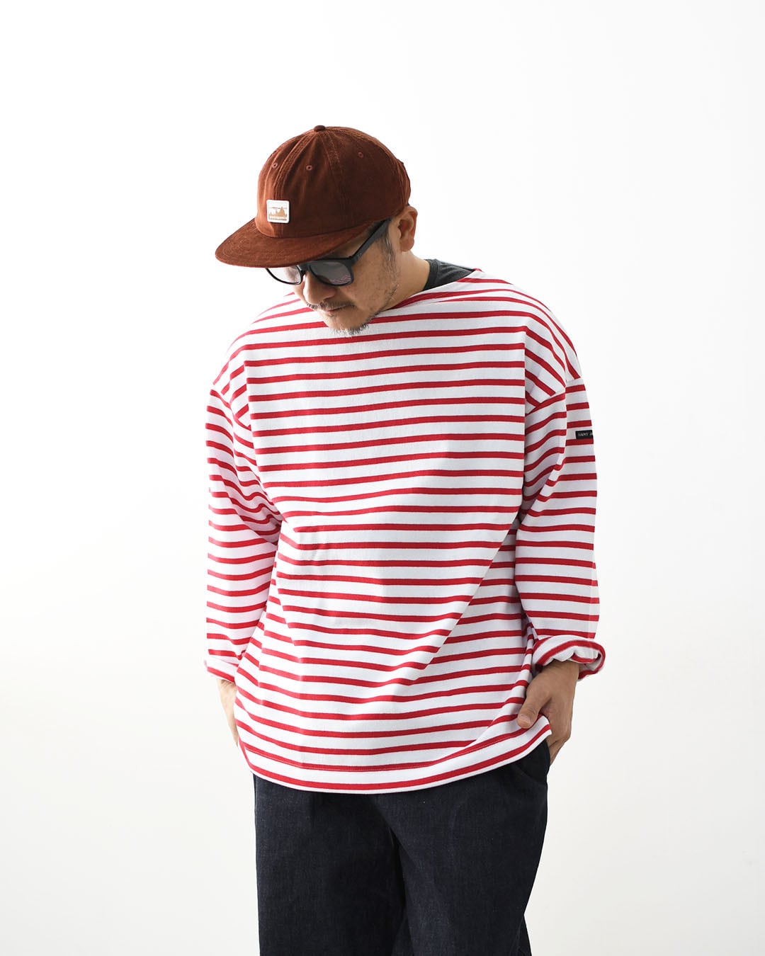 SAINT JAMES [20JC OUES LOOSE BORDER - NEIGE/TULIPE] [20jclb-ne-tul