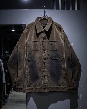 【add (C) vintage】“Dead Stock”“GOD BODY” Vintage Flocky Denim Jacket