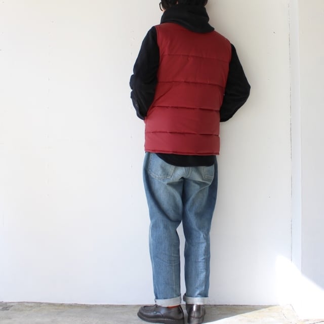 swab　ZANTER ダウンベスト バーガンディ swab様専用 ZANTER ダウンベスト バーガンディ