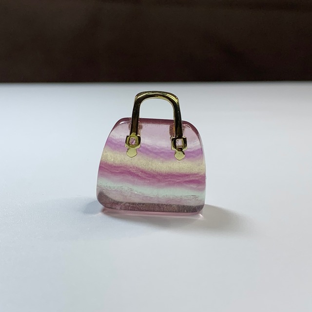 50.天然石とお出かけ☆フローライトカバン・バック