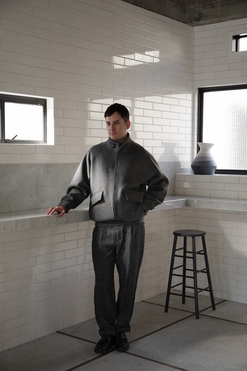 Victorian Wool Harrington Jacket