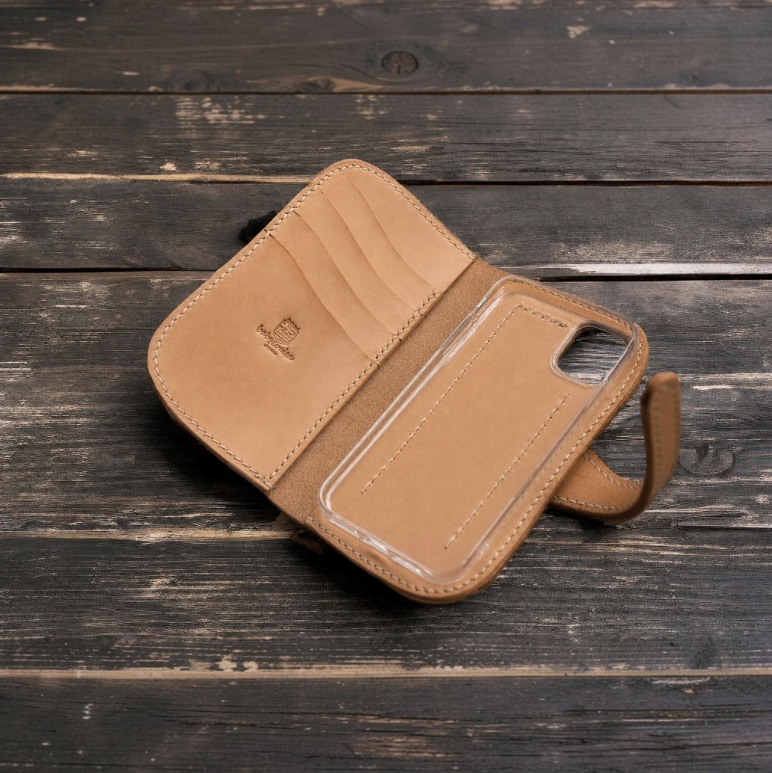 受注製作】本革曲線スマホケース 多種類対応 | Babylonica Leather Craft
