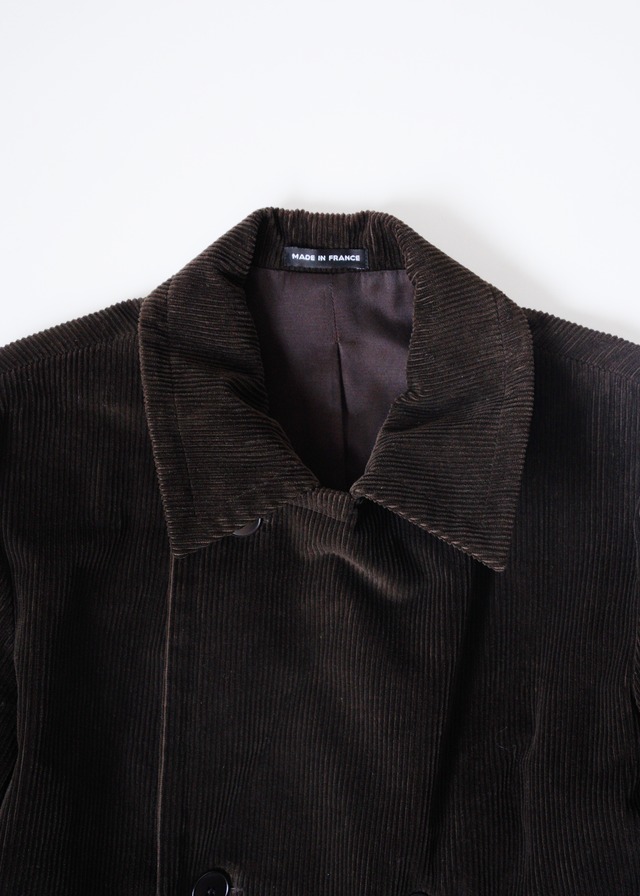 90‘s agnes b. homme corduroy pea coat