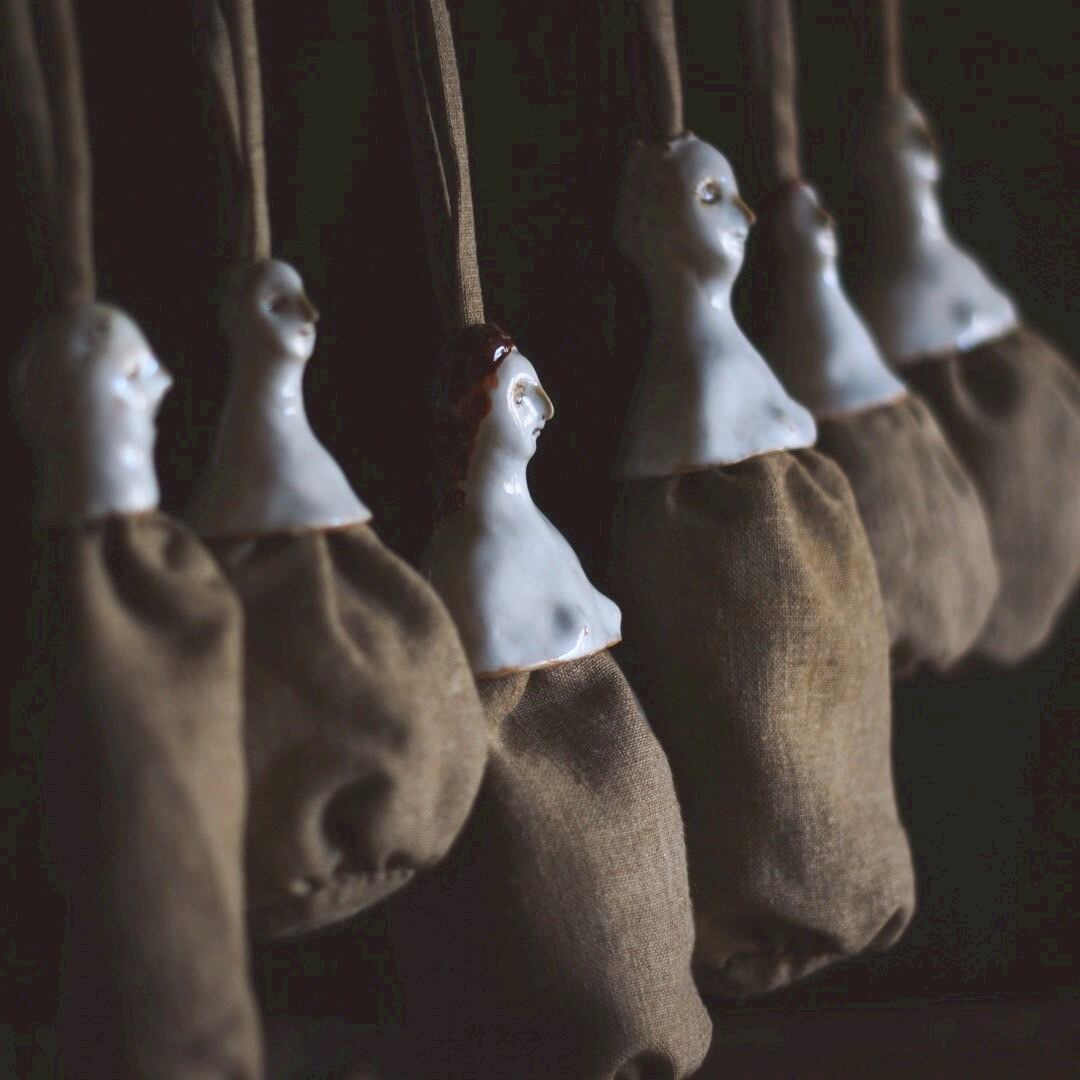 miss platicca 「Pörtrait」#56 OPERA LENGTH NECKLACE OF TWO WHITE