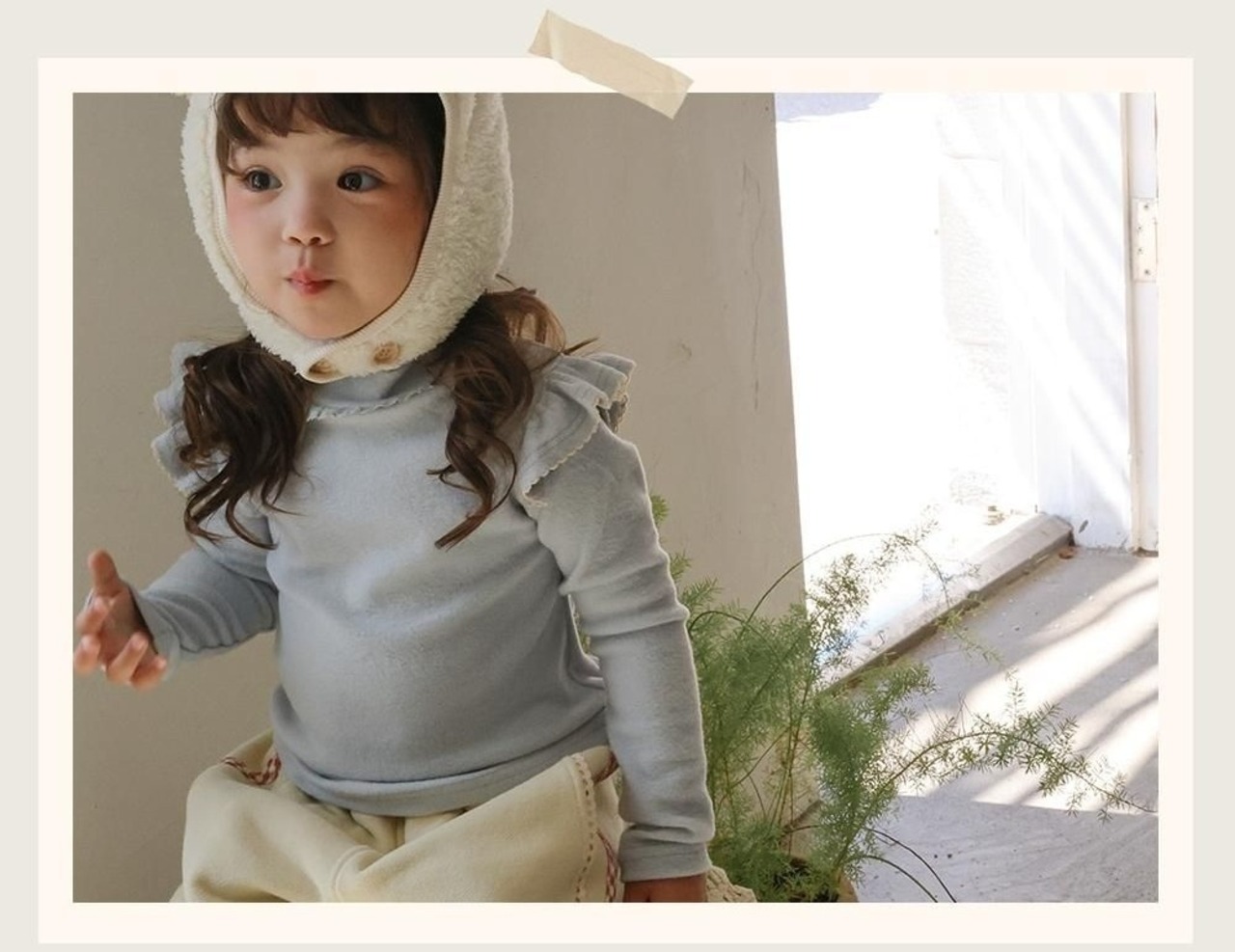 韓国子供服 / 26winter / puella FLO / モミT / キッズ / 冬服 *90~140*