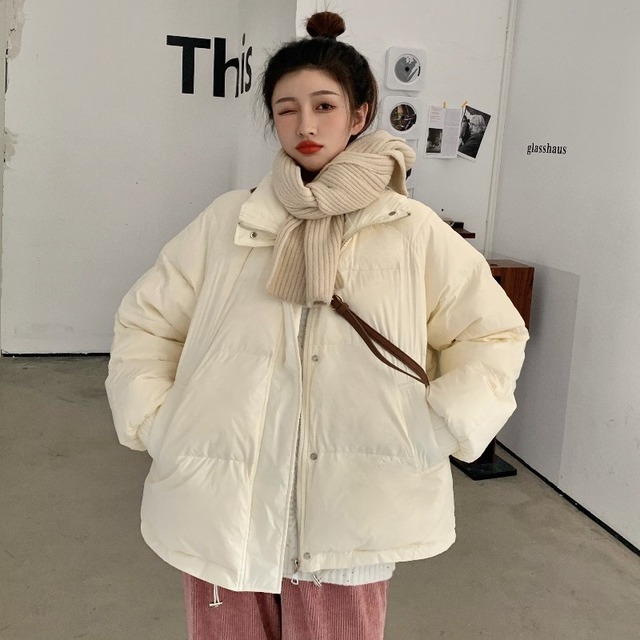 スタイルウィンタールーズコート ジャケット コットン 冬物 パール 真珠 YY-ファッション95380071416