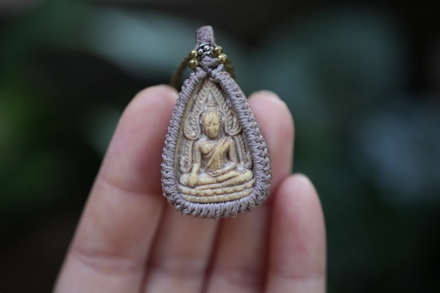 後光★仏陀様　マクラメネックレス 1915