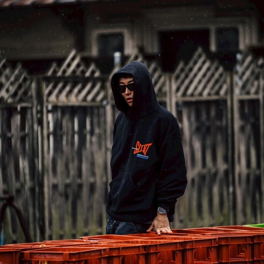 SAINT Mxxxxxx】SM-HR1-0000-051/HOODIE/RIBON SAINT/BLACK | AYIN