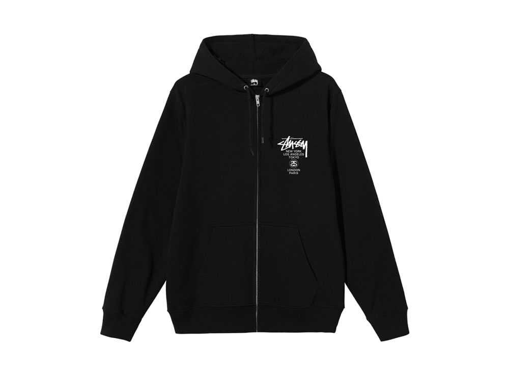 STUSSY ワールドツアー ジップパーカー | street＊style