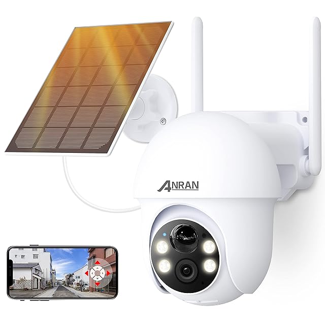 強化版500万 4灯夜間カラー撮影・Alexa対応】 ANRAN 防犯カメラ 屋外