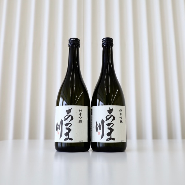 12月25日発売　純米吟醸酒「あつま川」2本セット