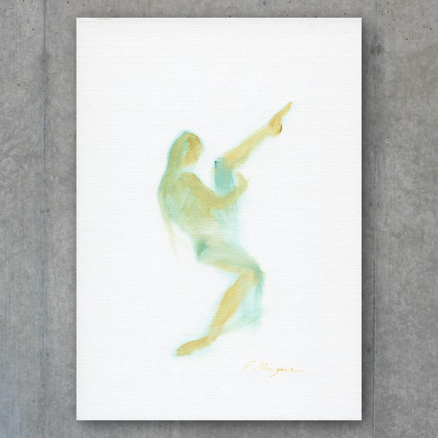 舞う人 oil-#4