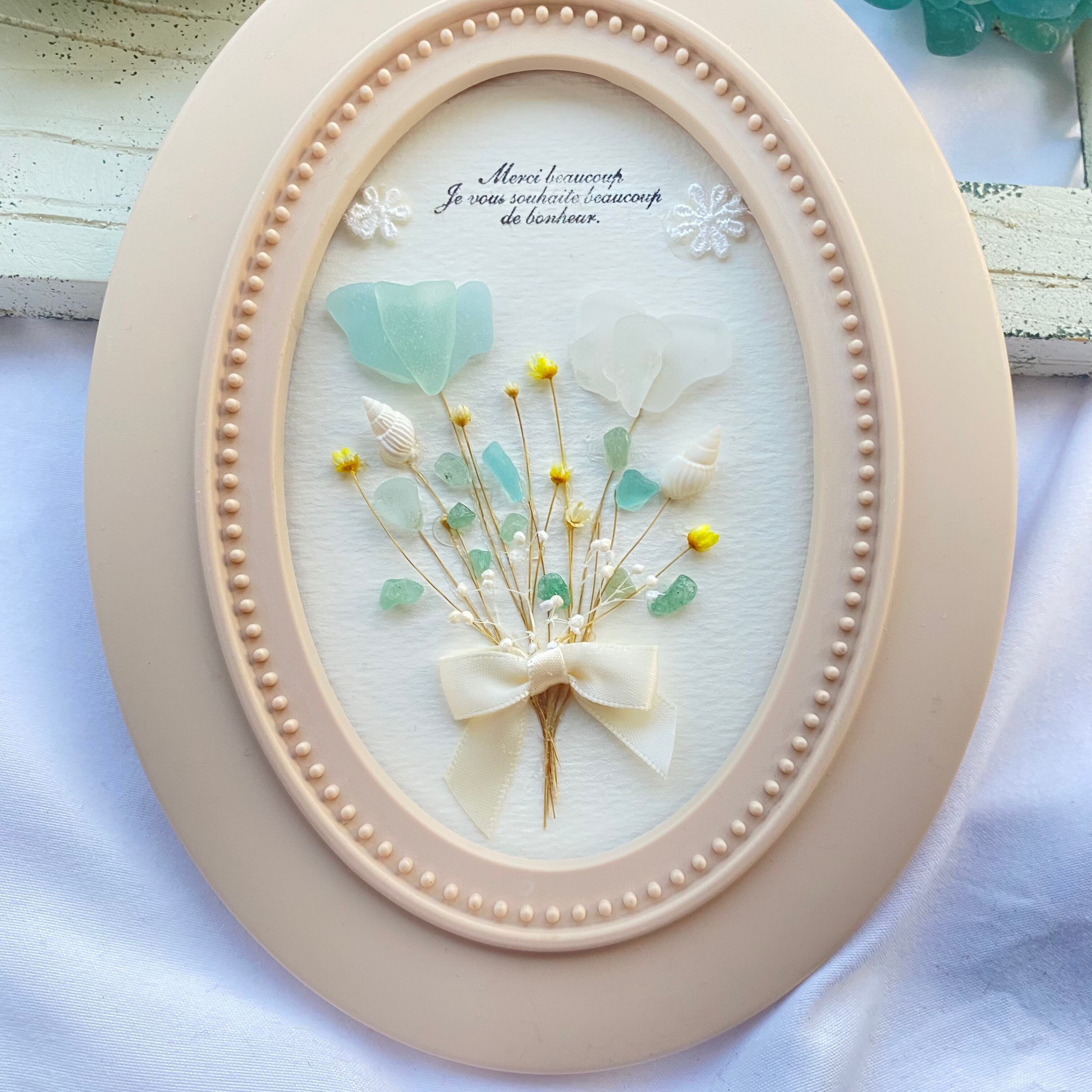 "海で摘んだお花たち。"