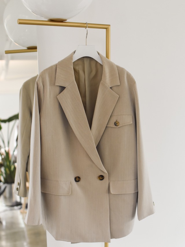 double breasted jacket（beige）