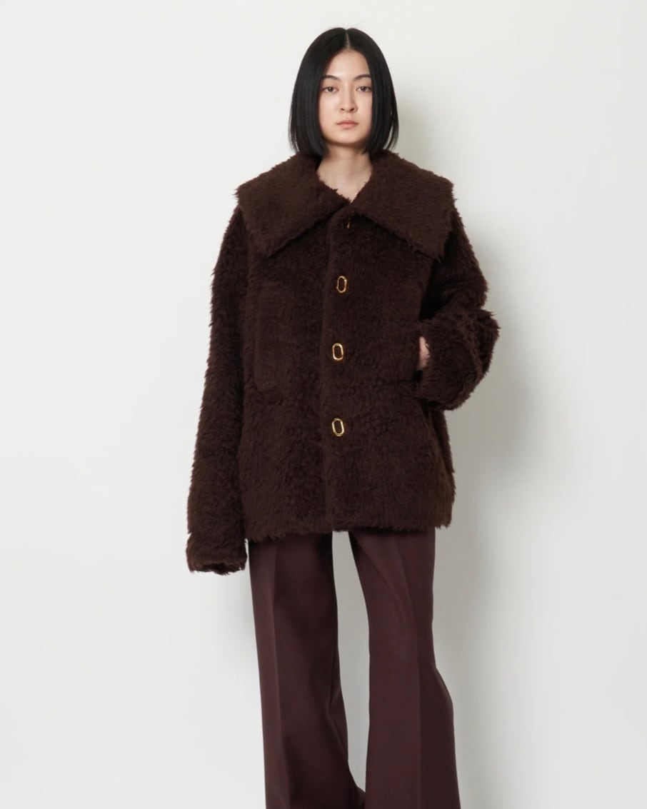 希少✨TOGA Wool mohair cape jacket ジレ リボン 希少✨TOGA Wool mohair cape jacket ジレ リボン