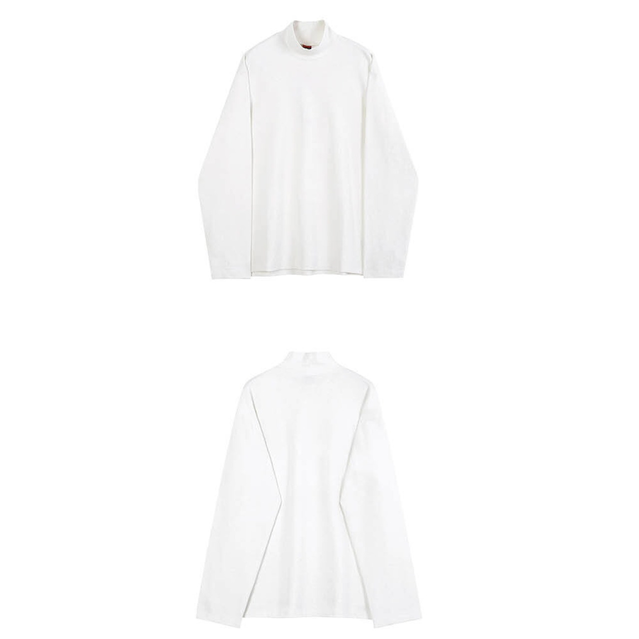 ベーシックモックネックロングTシャツ　MT0080053