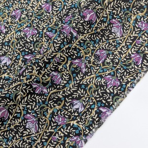 ◆輸入　リバティ　LIBERTY　タナローン　Fuschia Drop Purple　フューシャドロップ　パープル　約130×50cm