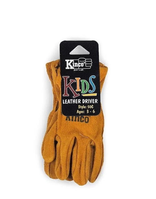 【Kinco】Cowhide Driver Gloves　Kids - Youth's　#50C50Y