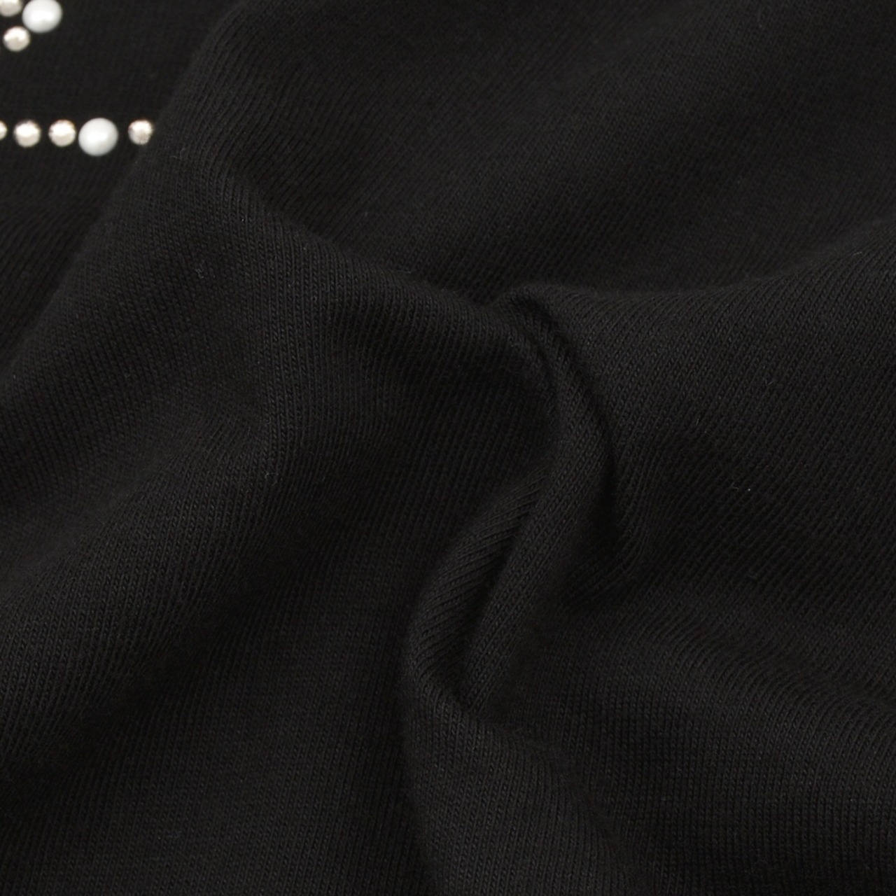 【WE11DONE】BLACK RHINESTONE T-SHIRT - 8