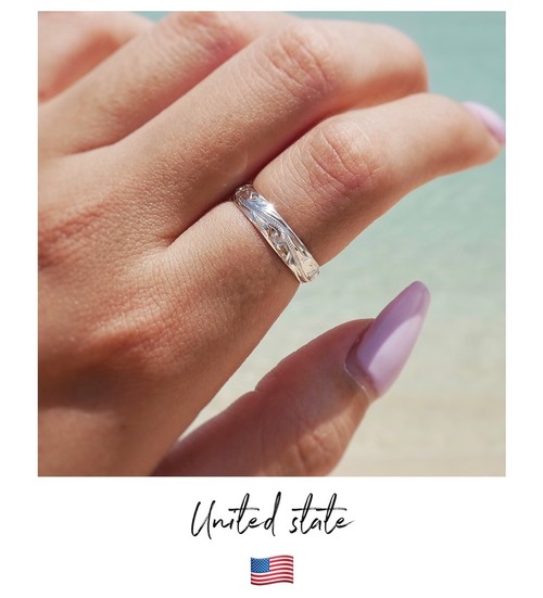 【Made in ハワイ】Hawaiian jewelry ring Plumeria