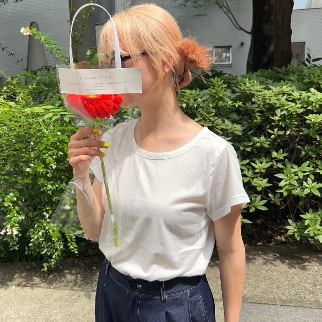 ラウンドカラーベーシックシアーTEE_LN02913