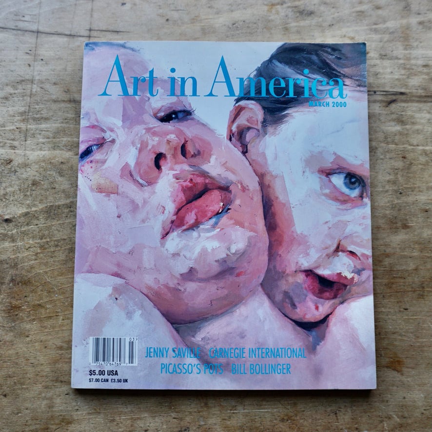 【絶版洋古書・雑誌】Art In America March 2000 表紙：Jenny Saville [ 310195743]
