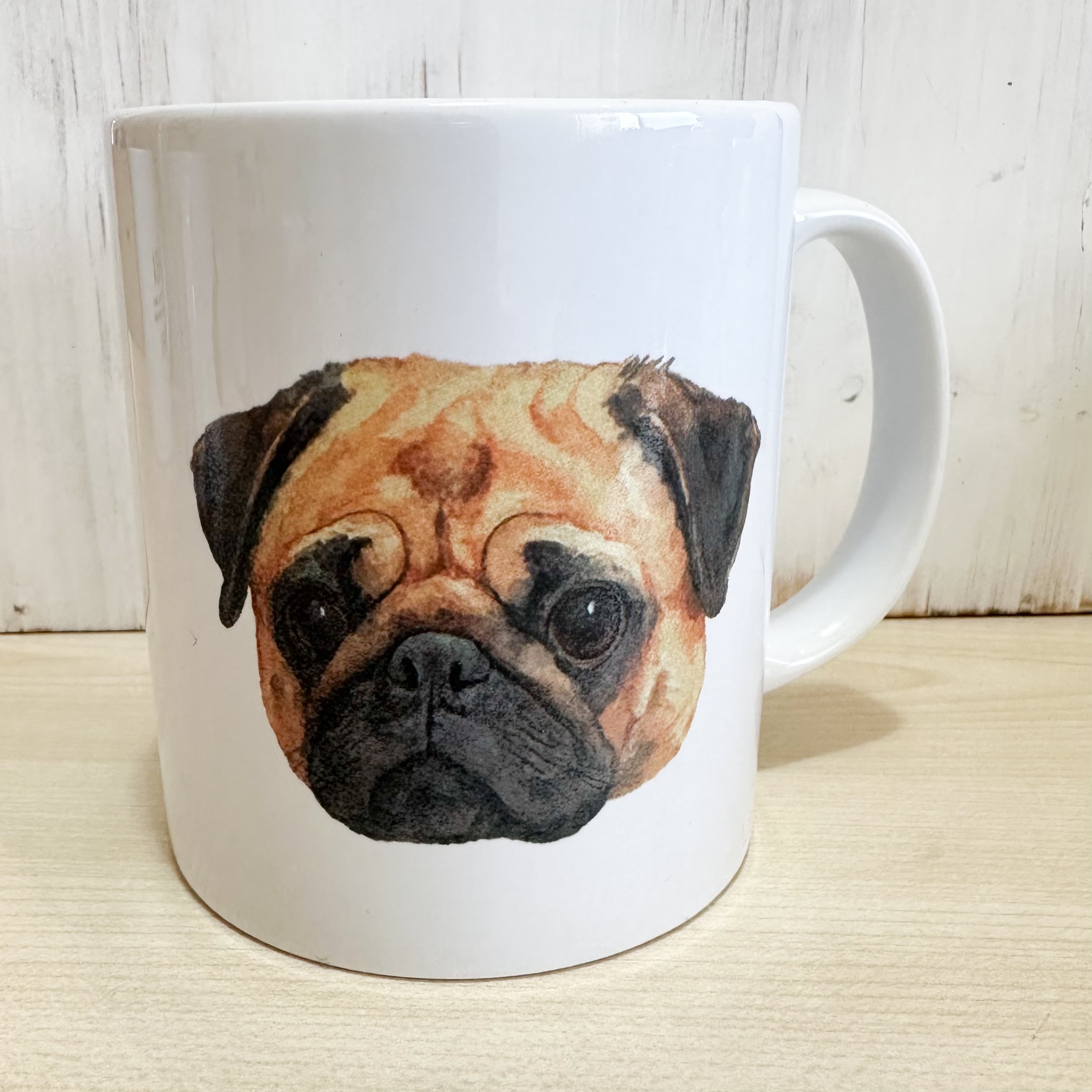 陶器マグカップ パグ