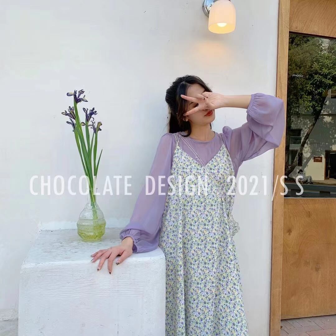 小花柄キャミワンピース  AJ2205-624