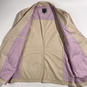 新品 タグ付き ck Calvin Klein カルバンクライン テーラード ジャケット 4L /アイボリー ベージュ系 メンズ 大きいサイズ 定価3.9万