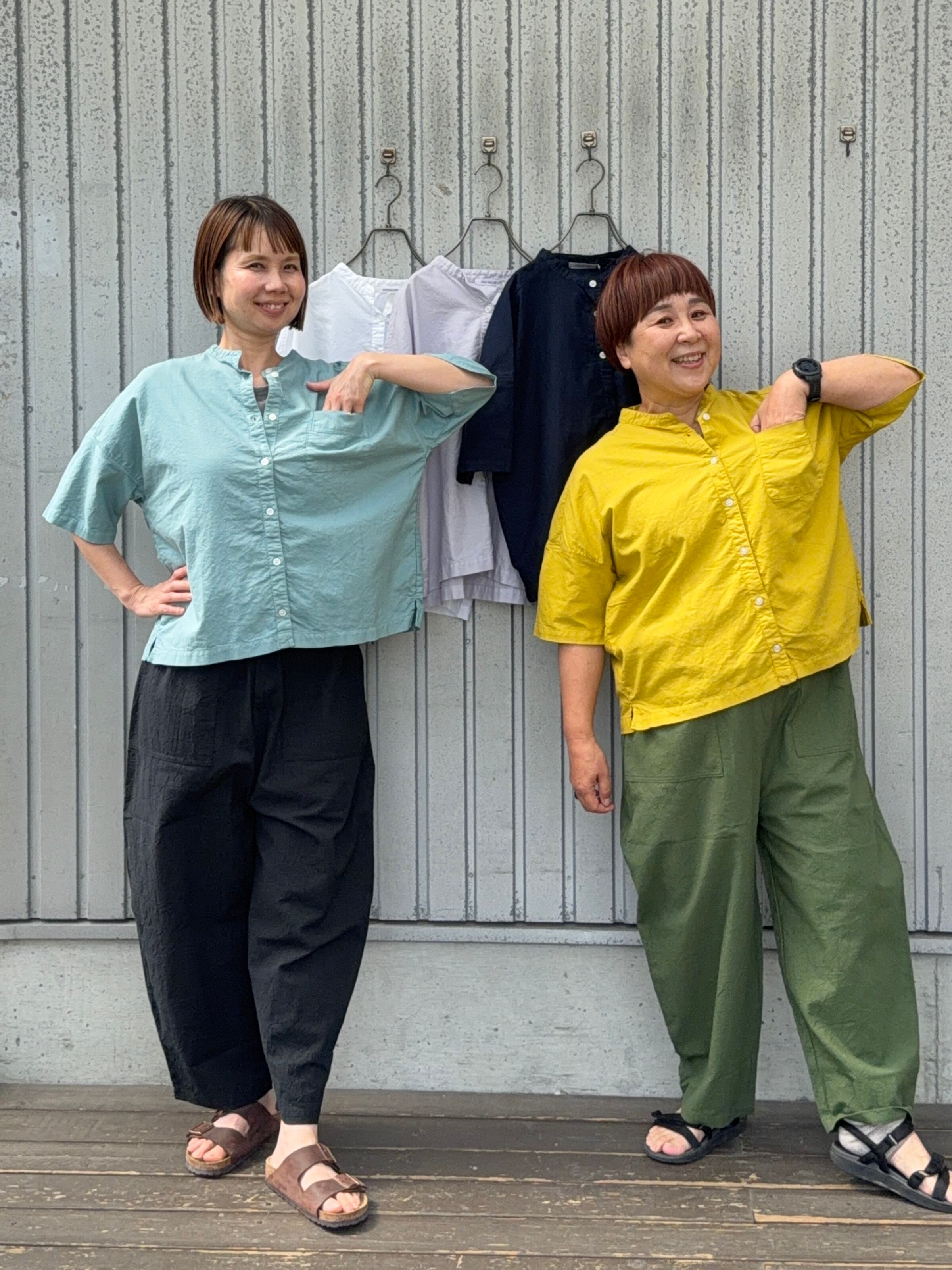 オックス日本製品染め5分袖スタンドSH/ sunvalley/SK5037262 | WACKY