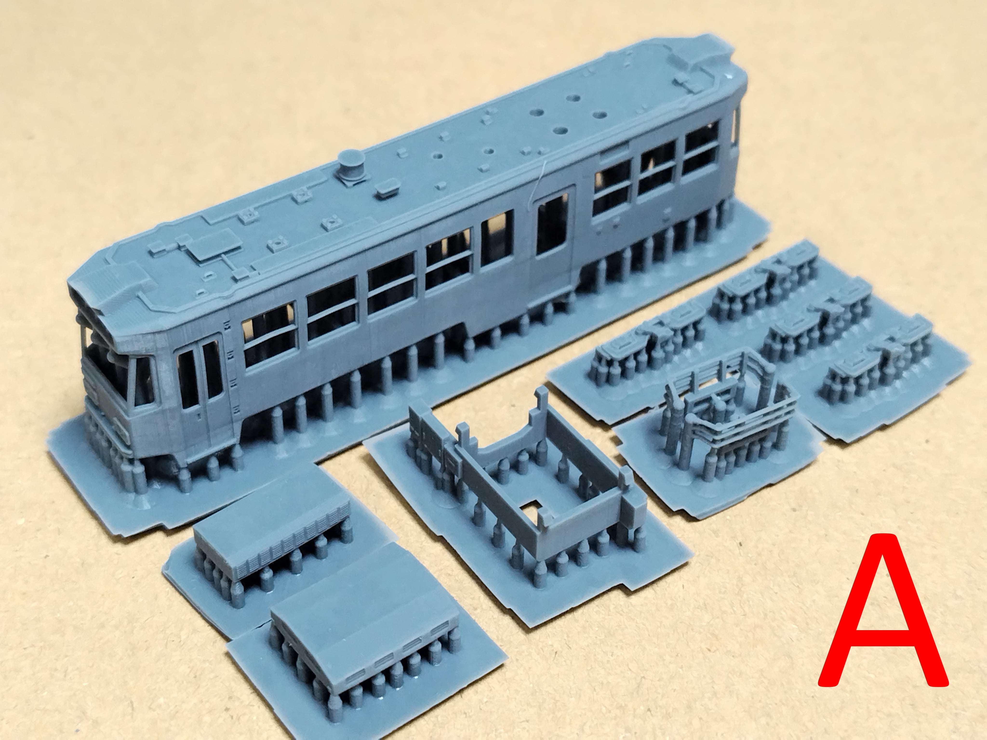 Nゲージ 組み立てキット 北の路面電車A/B | 北月重工